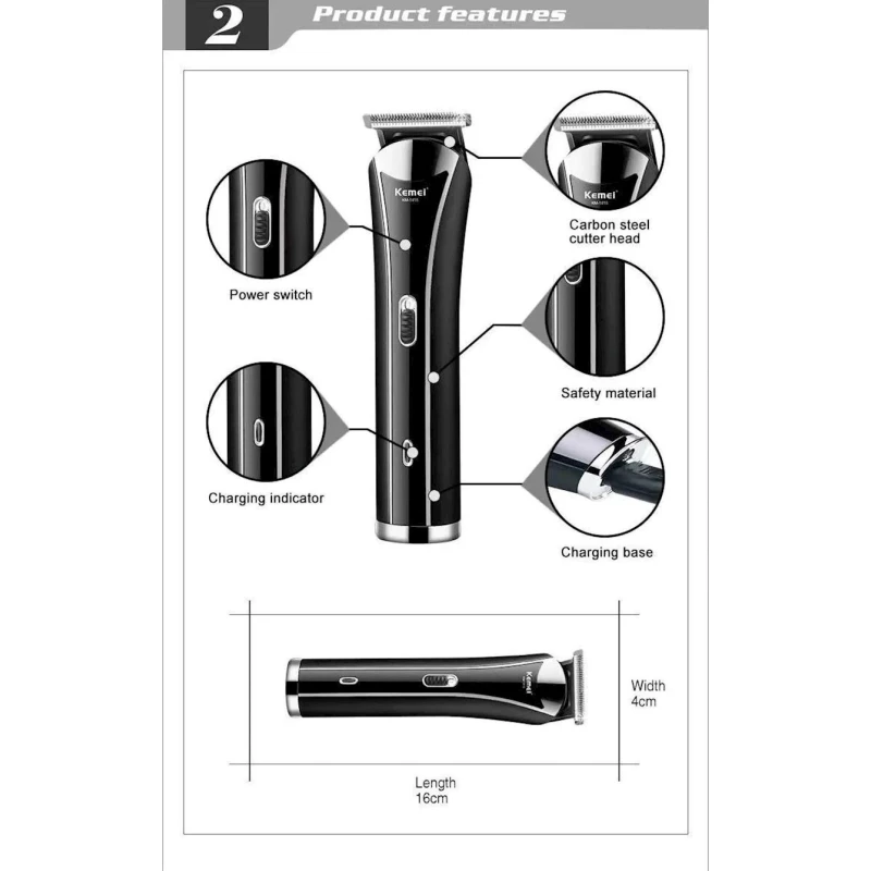 Триммер Kemei KM-1418