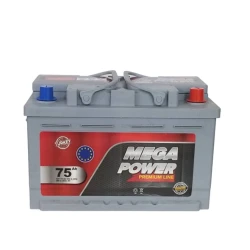 Автомобильный аккумулятор Mega Power 75Ah, R+, 650A Автомобильный аккумулятор Mega Power 75Ah, R+, 650A