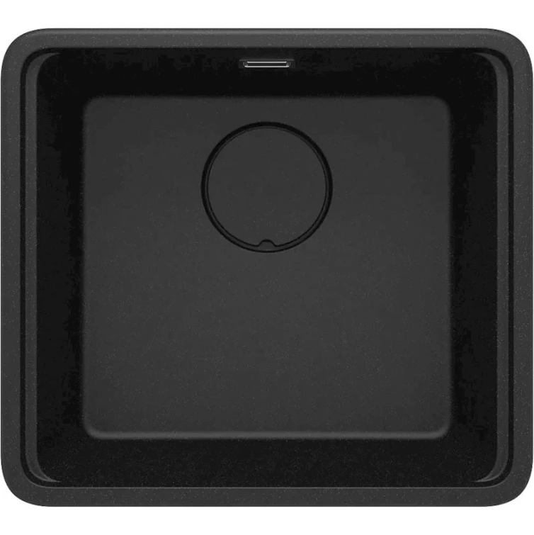 Кухонная мойка Deante Momi ZKMG10A, гранит, черный, 45x50 см