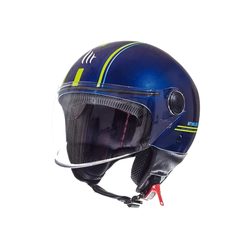 Мотошлем MT Helmets Street Entire J2 Gloss Fluor Yellow, размер L