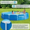 Каркасный бассейн Intex Metal Frame 28210, 366х76 см Каркасный бассейн Intex Metal Frame 28210, 366х76 см