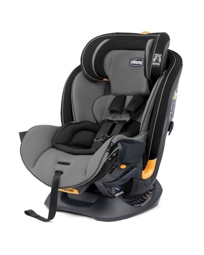 Uşaqlar üçün avtomobil oturacağı Chicco Fit4, qrup 0+/1/2/3, boz
