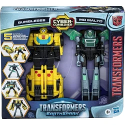 Игровой набор Hasbro Transformers Earthspark Bumblebee and Mo Malto, разноцветный, 6+ лет, 2 шт