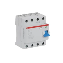 Avtomatik söndürücü ABB 2CSF204001R3800, F204 RCCB, 4P, 80A, 300mA, AC tipli
