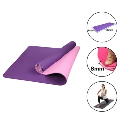 Yoqa üçün xalça Eco Friend 2226/2, 8 mm, bənövşəyi