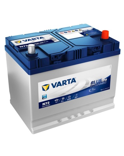 Avtomobil akkumulyatoru Varta Blue Dynamic EFB N72 72As