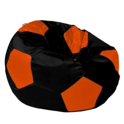 Пуфик DTOL017, черный/оранжевый, 70x70 см Пуфик DTOL017, черный/оранжевый, 70x70 см