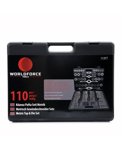 Əl aləti dəsti Worldforce 11377, 110 parça