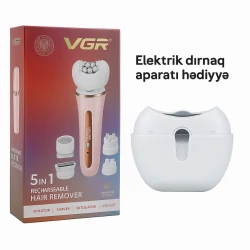 Эпилятор VGR V-751 + Электрическая машинка для ногтей в подарок