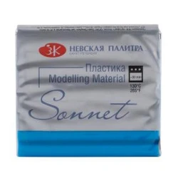 Полимерная глина Невская палитра Сонет, голубой, 56г
