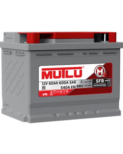 Avtomobil akkumulyatoru Mutlu 60Ah 12V L2.60.054.A