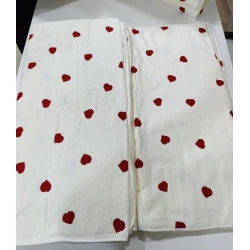 Полотенце для рук и лица MiraNova CTS-004, хлопок, белое, 70х140 см