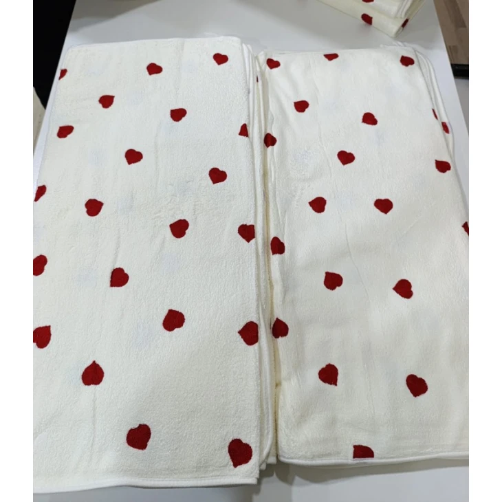 Полотенце для рук и лица MiraNova CTS-004, хлопок, белое, 70х140 см