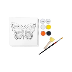 Набор 3D картина Rosa Talent Бабочка 2, ДВП грунтованное, 4 слоя, 17х17 см Набор 3D картина Rosa Talent Бабочка 2, ДВП грунтованное, 4 слоя, 17х17 см