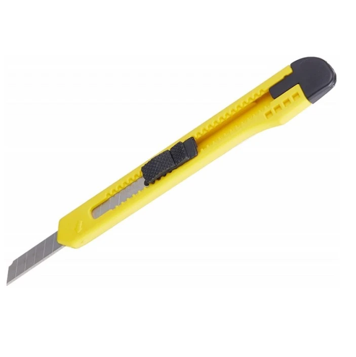 Dəftərxana bıçağı ARK 277P, 9 mm, sarı