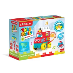 Yanğınsöndürən maşın Азбукварик Talky Blocks Кнопочка, 3+ yaş