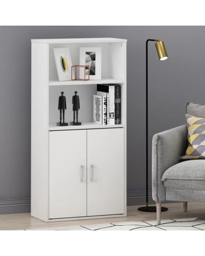 Stellaj Ev Plus Silliman, 121x60x30 sm, LDSP, ağ