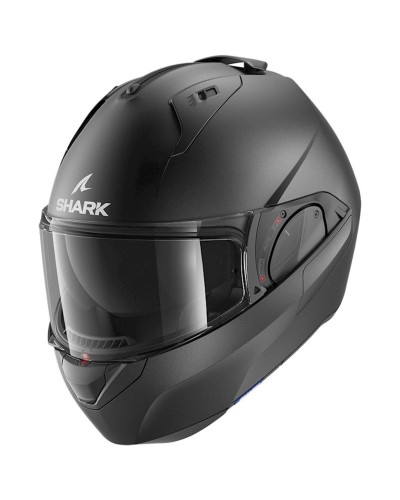 Motosikl dəbilqəsi Shark Evo Es Blank Matt, ölçü M, qara