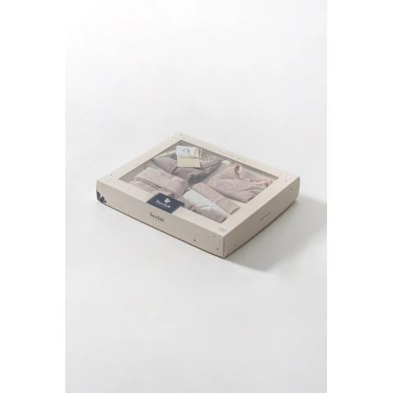 Yenidoğulanlar üçün dəst FunnaBaby Tropical Cutie, orqanik pambıq, çəhrayı, 0-3 ay, 8 parça