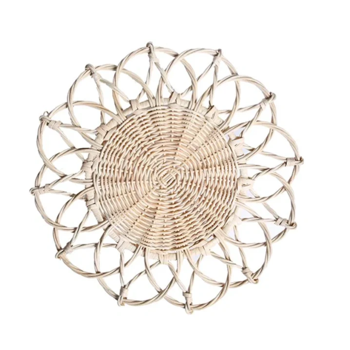 Süfrə xalçası Porland Dany 04STY007375, dairə, bej, 38 sm