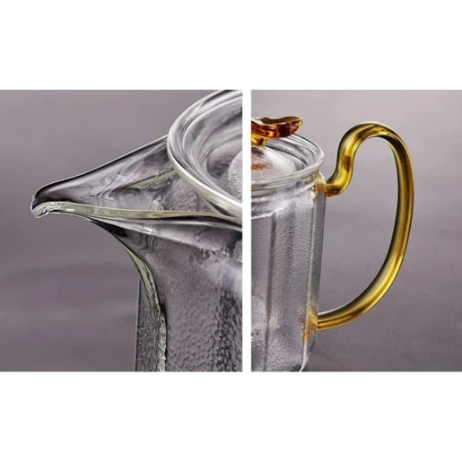 Заварной чайник BHD2016049, стекло, прозрачный/золотистый, 600 мл