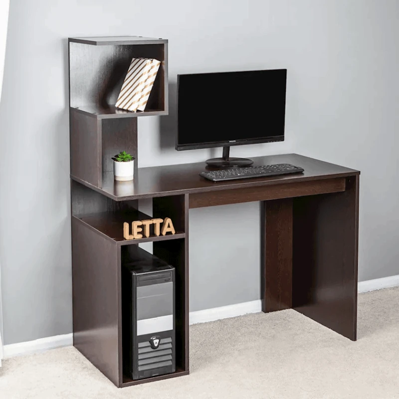 Письменный стол Letta, коричневый, ЛДСП, 110х48х134 см Письменный стол Letta, коричневый, ЛДСП, 110х48х134 см