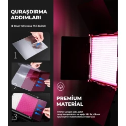 Комплект светофильтров Neewer RNG-FL, разноцветные, 8 штук