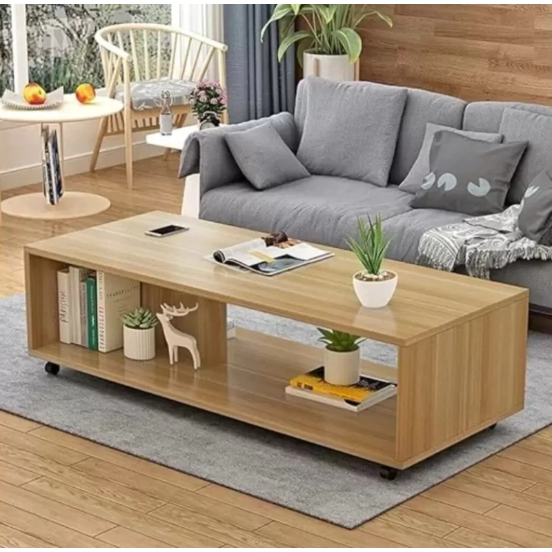 Журнальный стол Art-98, 50x90x30 см, ламинат, светло коричневый