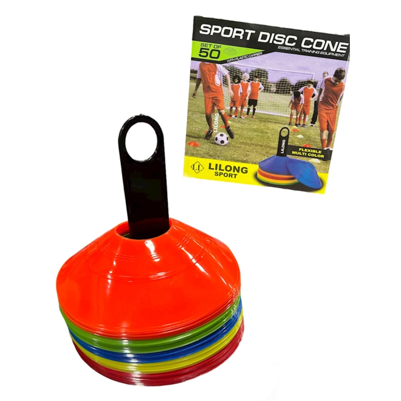 Məşq üçün konuslar WS0487, rəngbərəng, 50 əd