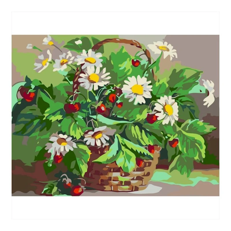 Картина по номерам Rosa Start, Ромашки, акриловая, 35х45см Картина по номерам Rosa Start, Ромашки, акриловая, 35х45см