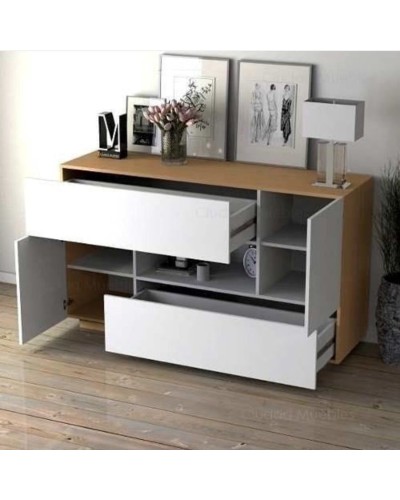 Komod 1,28x53x93 sm, laminat, 2 siyirməli, 2 qapalı - ZARR064