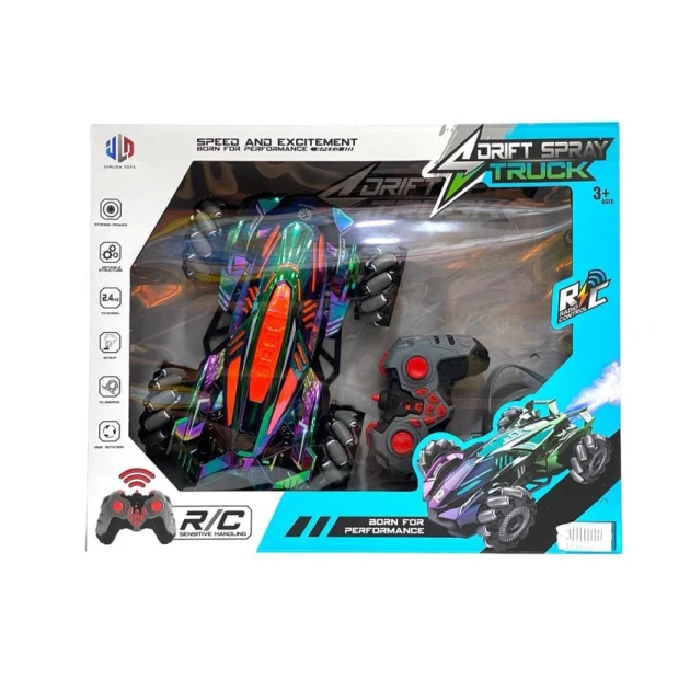 Радиоуправляемая машина Drift Spray Truck M6720, пускающая пар, от 3 лет Радиоуправляемая машина Drift Spray Truck M6720, пускающая пар, от 3 лет