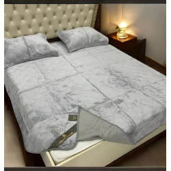 Набор покрывало и наволочки Roberto Cavalli 010, односпальный, покрывало 160x220 см, наволочкa 50x70 см, серый