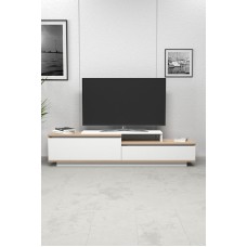 Tumba Ev Plus ev_12116008, LDSP, ağ, qəhvəyi, 180x35x38 sm