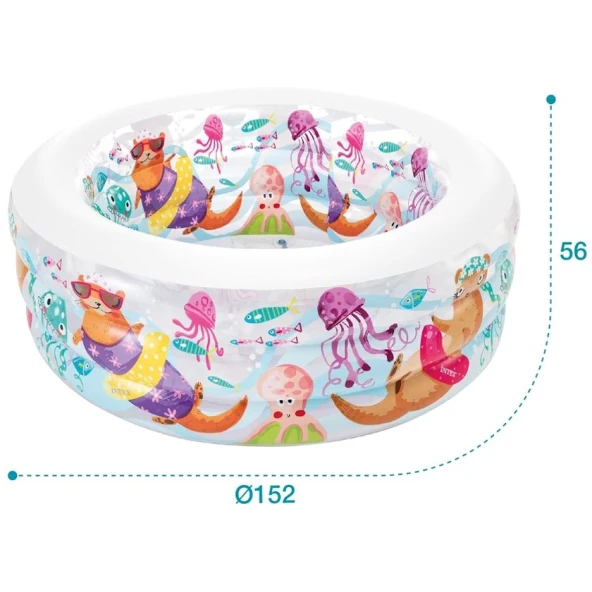 Детский бассейн İntex H58480, разноцветный, 152х56 см, 318 л Детский бассейн İntex H58480, разноцветный, 152х56 см, 318 л