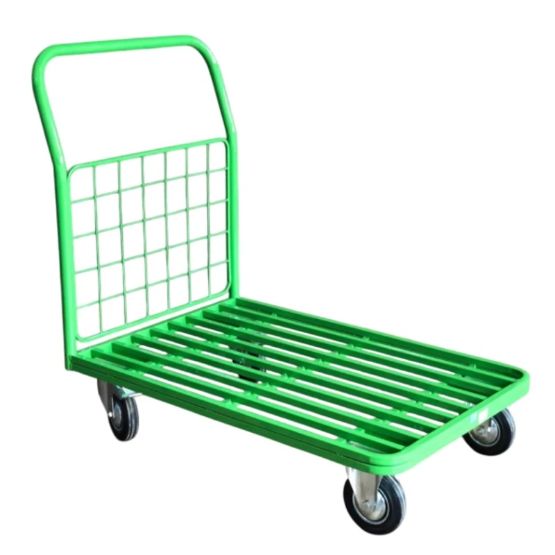 Тележка SF-261, металл, зеленая, 105х70х35 см