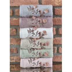 Набор полотенец для лица и рук Dantela 058, 50x90 см, хлопок, разноцветный, 6 шт