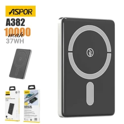 Внешний аккумулятор Aspor A382 10000 мАч Черный POWERBANK_A382