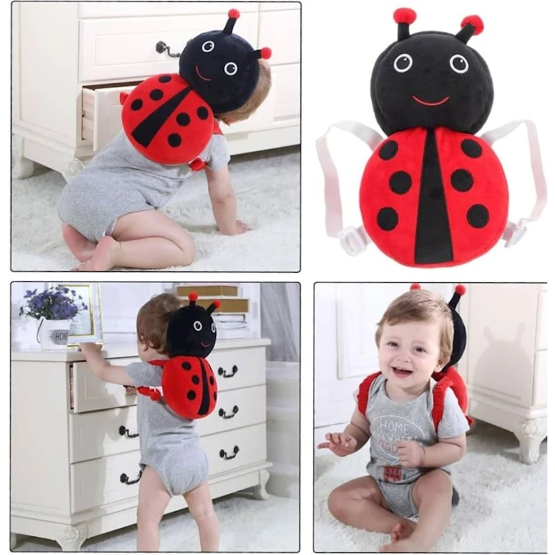 Защитная подушка для детей QY000003RB, 35x25 см, полиэстер/хлопок, черный/красный Защитная подушка для детей QY000003RB, 35x25 см, полиэстер/хлопок, черный/красный