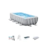 Бассейн каркасный Intex H26225588792NP, 488x244x107 см, 10874 л, серый