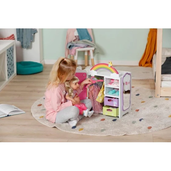 Kuklalar üçün şkaf Zapf Creation Baby Born 836040, rəngbərəng, 39.5x32.5x22 sm, 3+ yaş Kuklalar üçün şkaf Zapf Creation Baby Born 836040, rəngbərəng, 39.5x32.5x22 sm, 3+ yaş