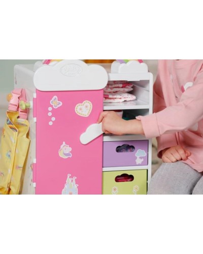 Kuklalar üçün şkaf Zapf Creation Baby Born 836040, rəngbərəng, 39.5x32.5x22 sm, 3+ yaş