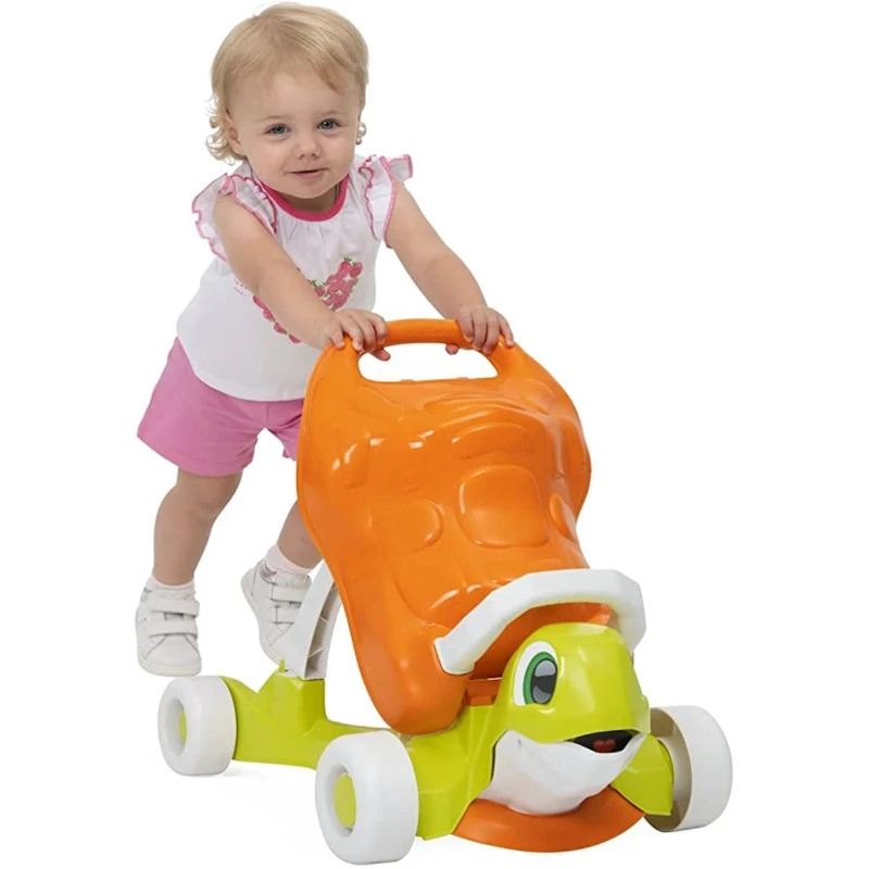 Yerimə diyircəyi Chicco Turtle Walk & Ride Eco+, plastik, 58x20x39 sm Yerimə diyircəyi Chicco Turtle Walk & Ride Eco+, plastik, 58x20x39 sm