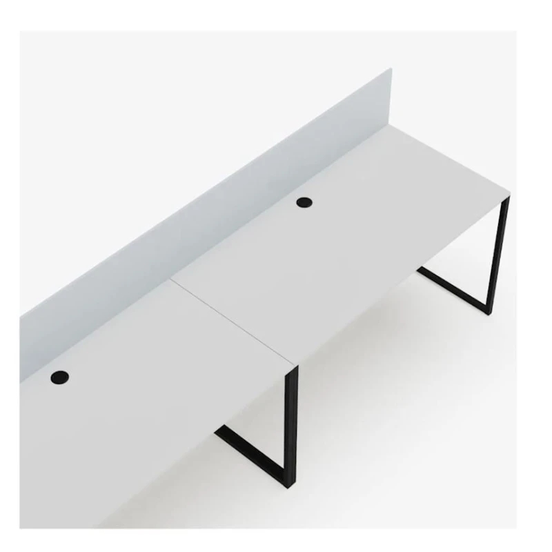 Письменный стол Kompleckt White, 110x70x220 см, белый