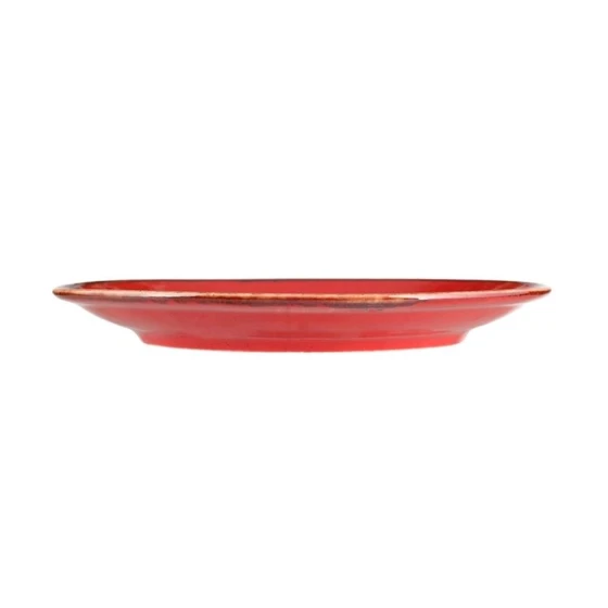 Boşqab Porland Seasons, farfor, qırmızı, 28 sm