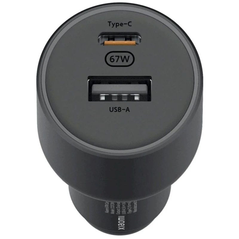 Автомобильное зарядное устройство Xiaomi 67W Car Charger Black Автомобильное зарядное устройство Xiaomi 67W Car Charger Black