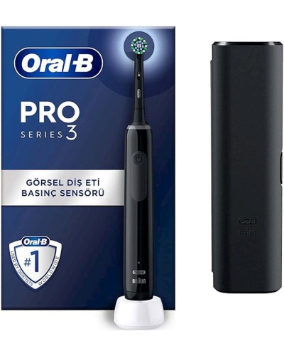 Diş fırçası Oral-B D505.513.3X Pro 3 3500 Black