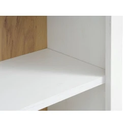 Книжняя полка JYSK Markskel, 90x198x36 см, ДСП/меламин, белый Книжняя полка JYSK Markskel, 90x198x36 см, ДСП/меламин, белый