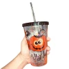 Стакан с трубочкой Miniso Plastic Cup with Straw Flat Lid, 15.8 см, пластик, прозрачный/черный Стакан с трубочкой Miniso Plastic Cup with Straw Flat Lid, 15.8 см, пластик, прозрачный/черный