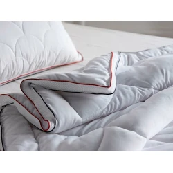 Одеяло Doqu Home, двуспальное, всесезонное, микрогель, белое, 195x215 см